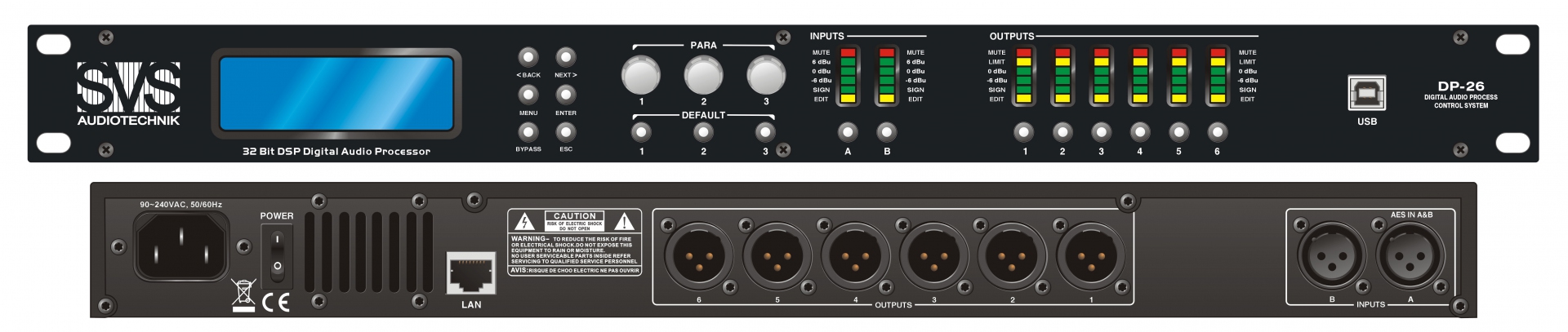 SVS Audiotechnik DP-26 Цифровой процессор: 2 входа 6 выходов в Обнинске