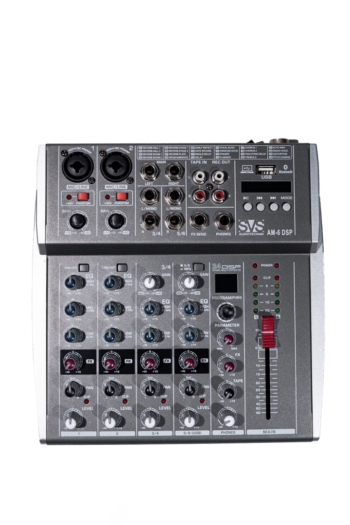 SVS Audiotechnik mixers AM-6 DSP Микшерный пульт аналоговый, 6-канальный SVS Audiotechnik mixers в Обнинске