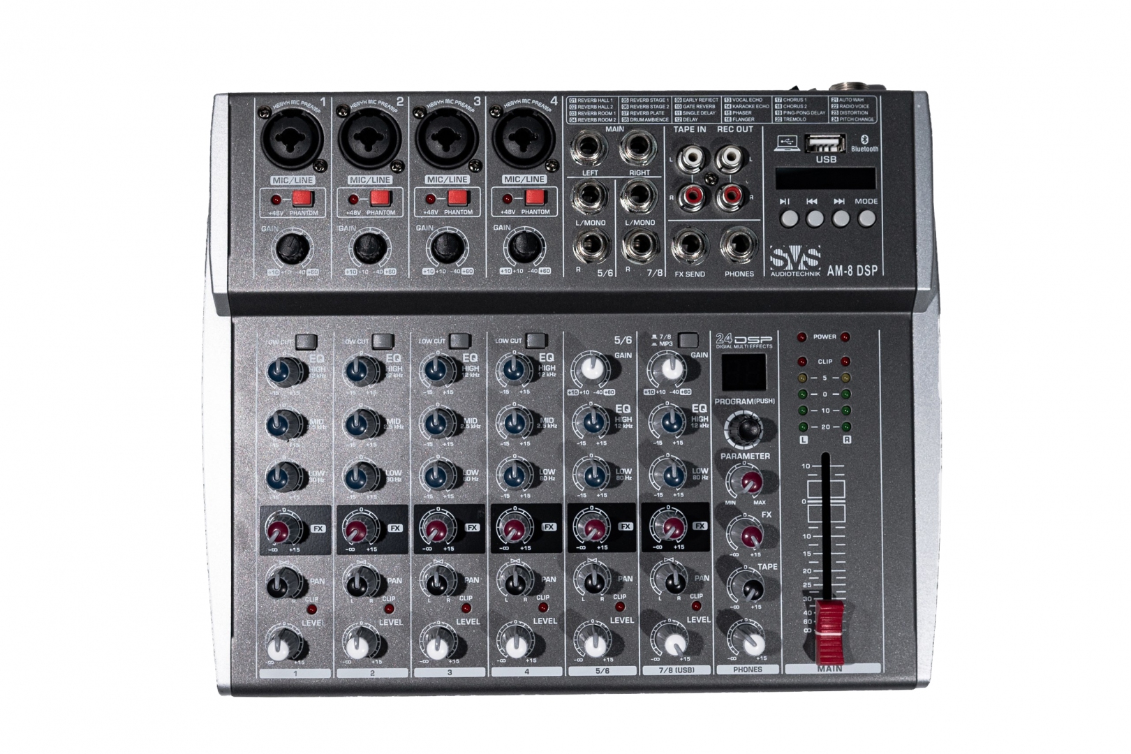 SVS Audiotechnik mixers AM-8 DSP Микшерный пульт аналоговый, 8-канальный в Обнинске